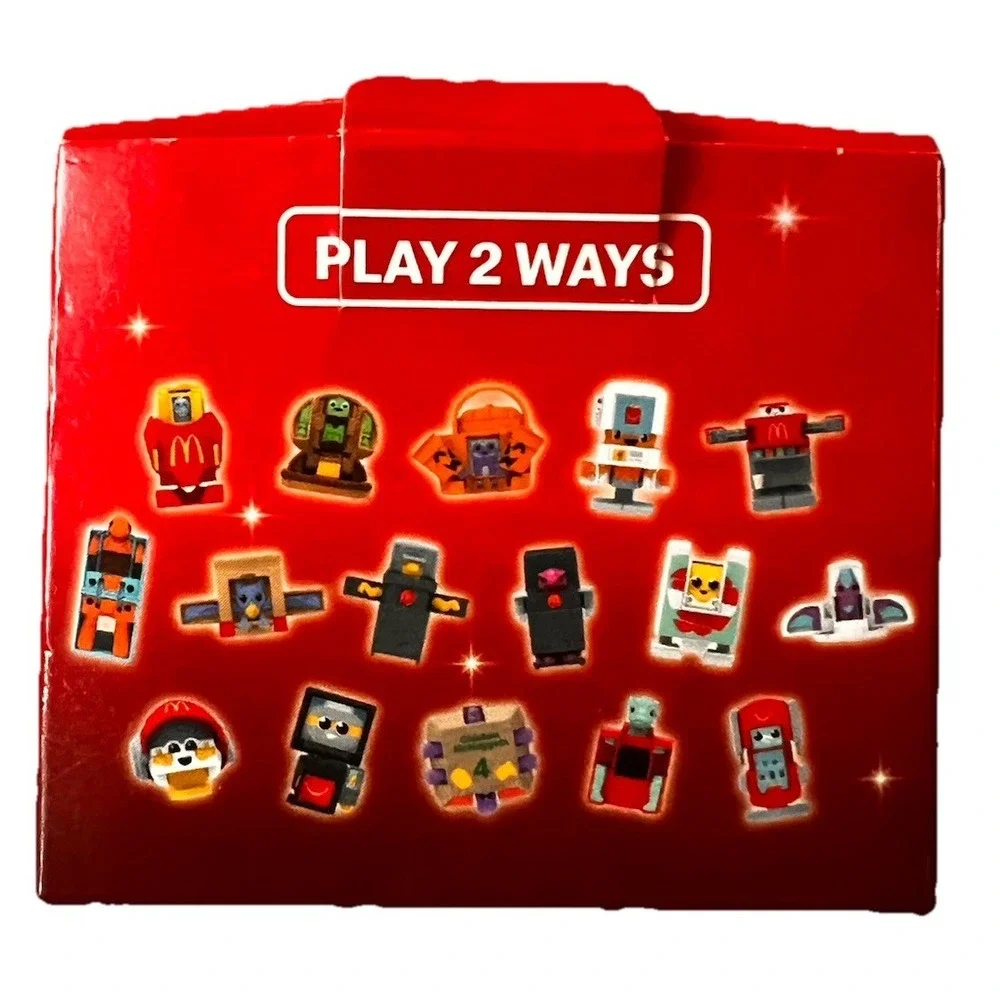 McDonald's Changeables 2 Toy Transformer Happy Meal w/‎ Box Vintage Play 2 Ways